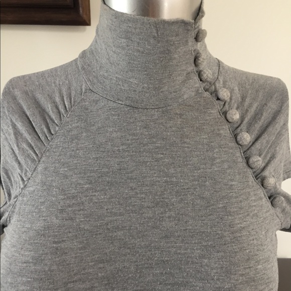 Xsmall gray moda international turtleneck. - Picture 2 of 7